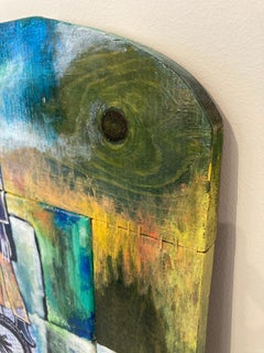 Baño de artista" de Tunde Darvay, Pintura acrílica sobre lienzo, 2014