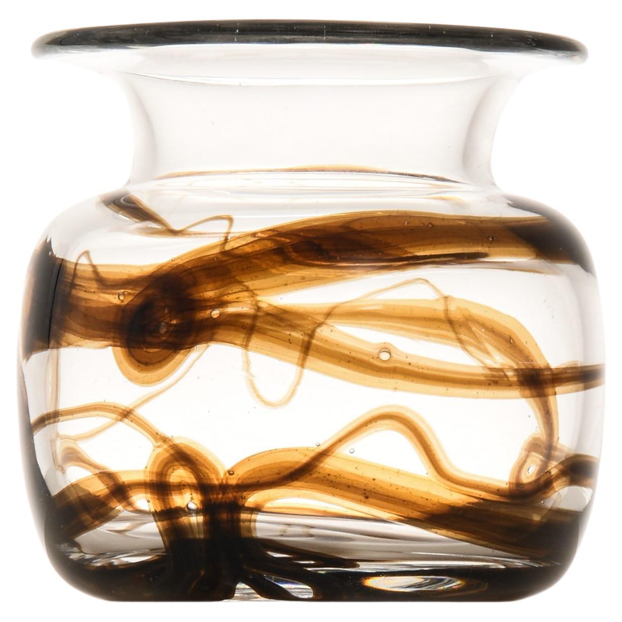 Vaso in vetro 'Tundra' di Michael Bang, anni '70