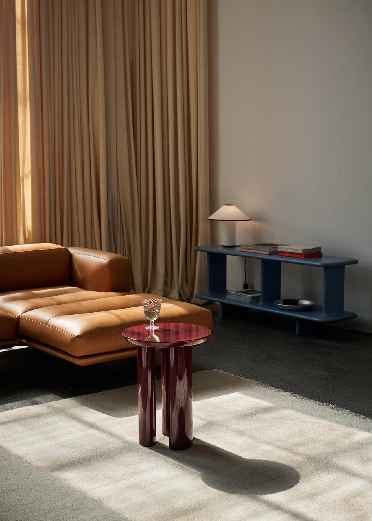 Tung JA3, Burgundy Red Side Table, by John Astbury for &Tradition In New Condition In Dubai, AE
