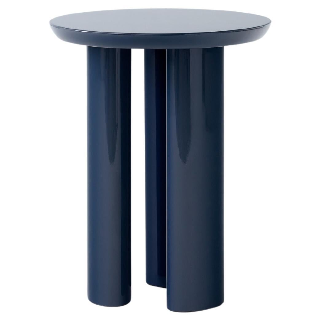 Table d'appoint Tung JA3 en acier bleu, par John Astbury pour &Tradition