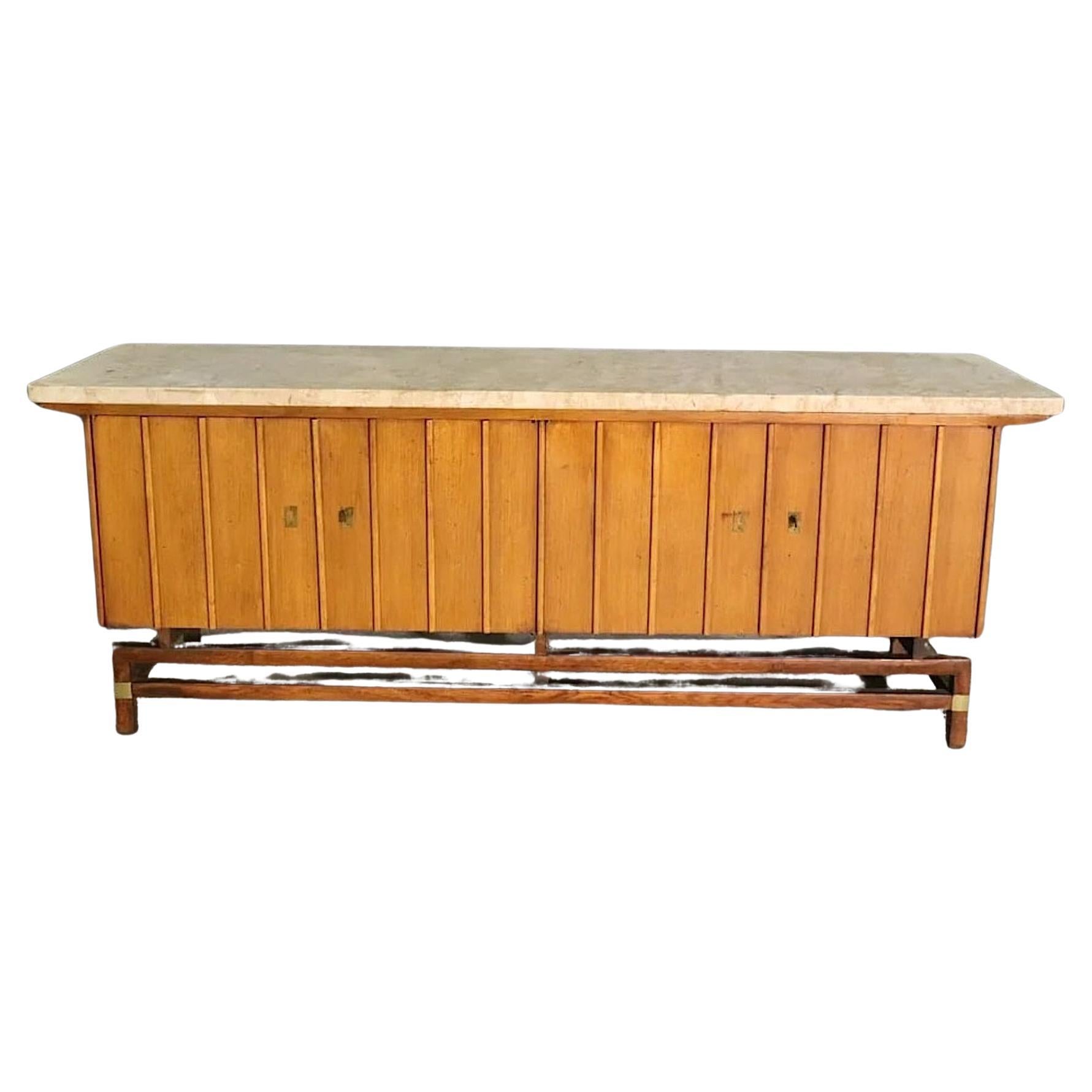 'Tung Si' Series Credenza by Hickory For Sale