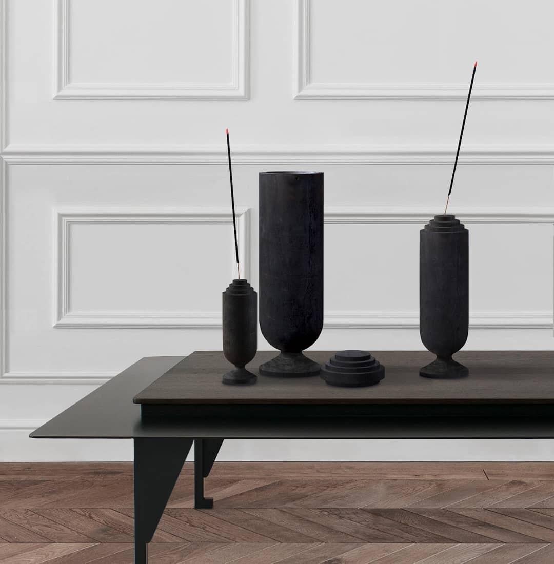 Tungen Contemporary Couchtisch aus Stahl und Holz by Jan Garncarek im Angebot 1
