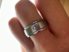 Tungsten Diamant-Ring Triton Größe 9, nicht großformatiger Ehering für Herren, Tungsten