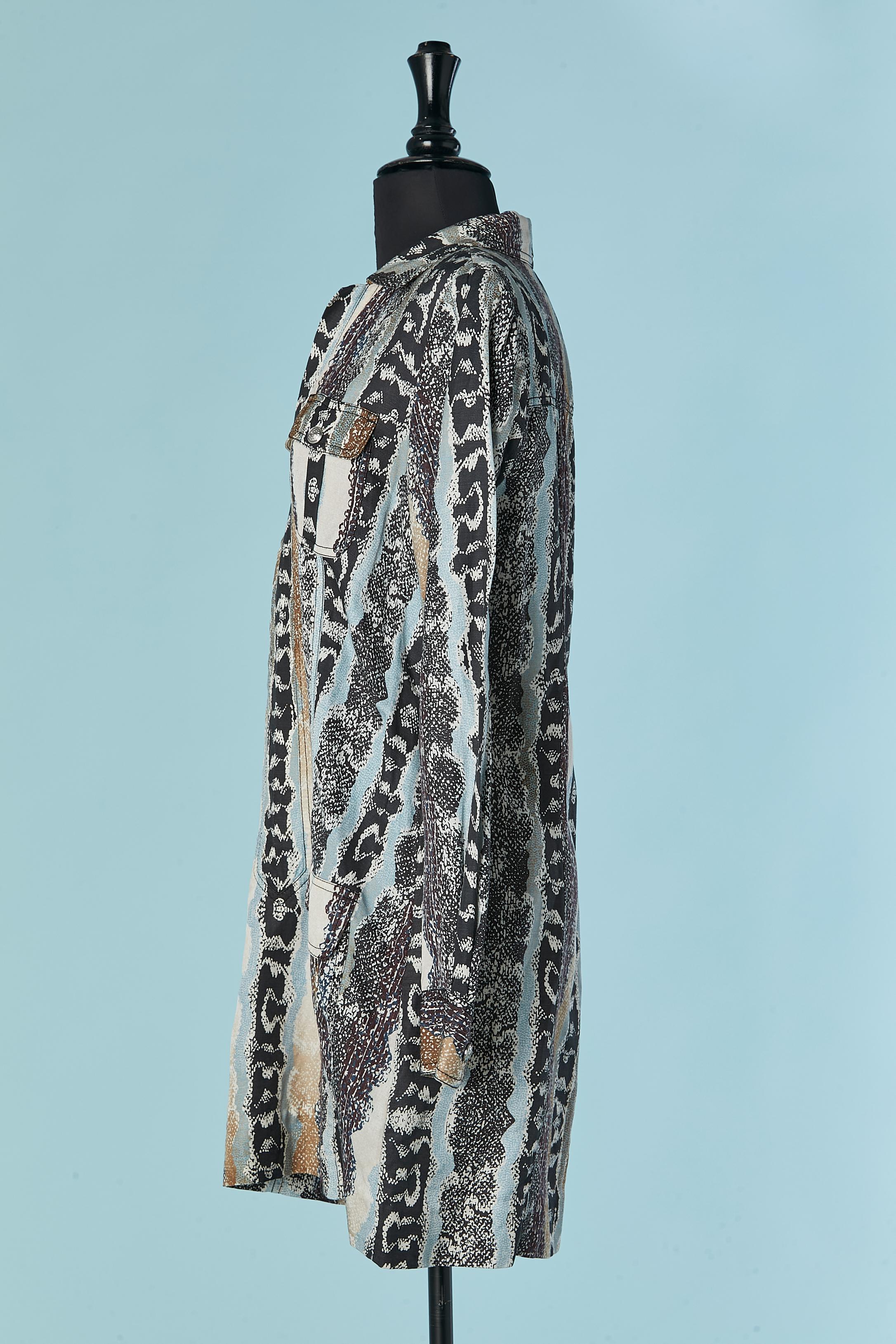 Women's Tunic dress with animal print Diane Von Furstenberg For Sale