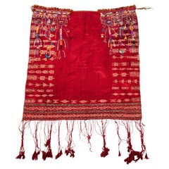 Antique Tunisian Wool Wedding Shawl, Early 20th C.