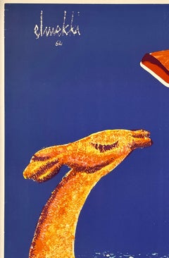 TUNISIE Original Vintage MCM Tunisia Africa Travel African Tourism Poster