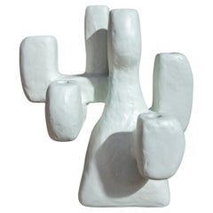 Tunnel Candelabra in Gypsum & Fiberglass by Brent Warr Studios
