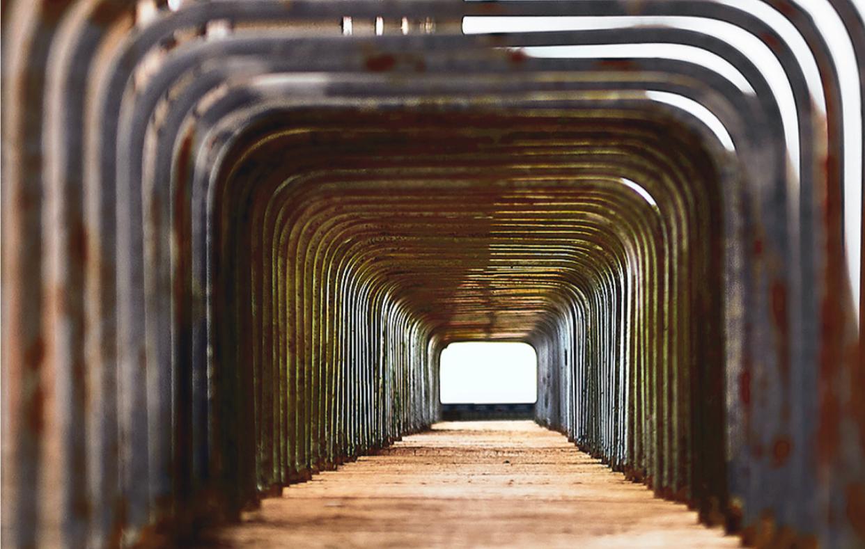 Part of the Reflections collection released by Spanish photographer Cuco de Frutos in 2019. Captured in Norway, this original photograph plays on the observer’s perception. Tunnel of Steps is perhaps one of the artist’s best examples of perspective