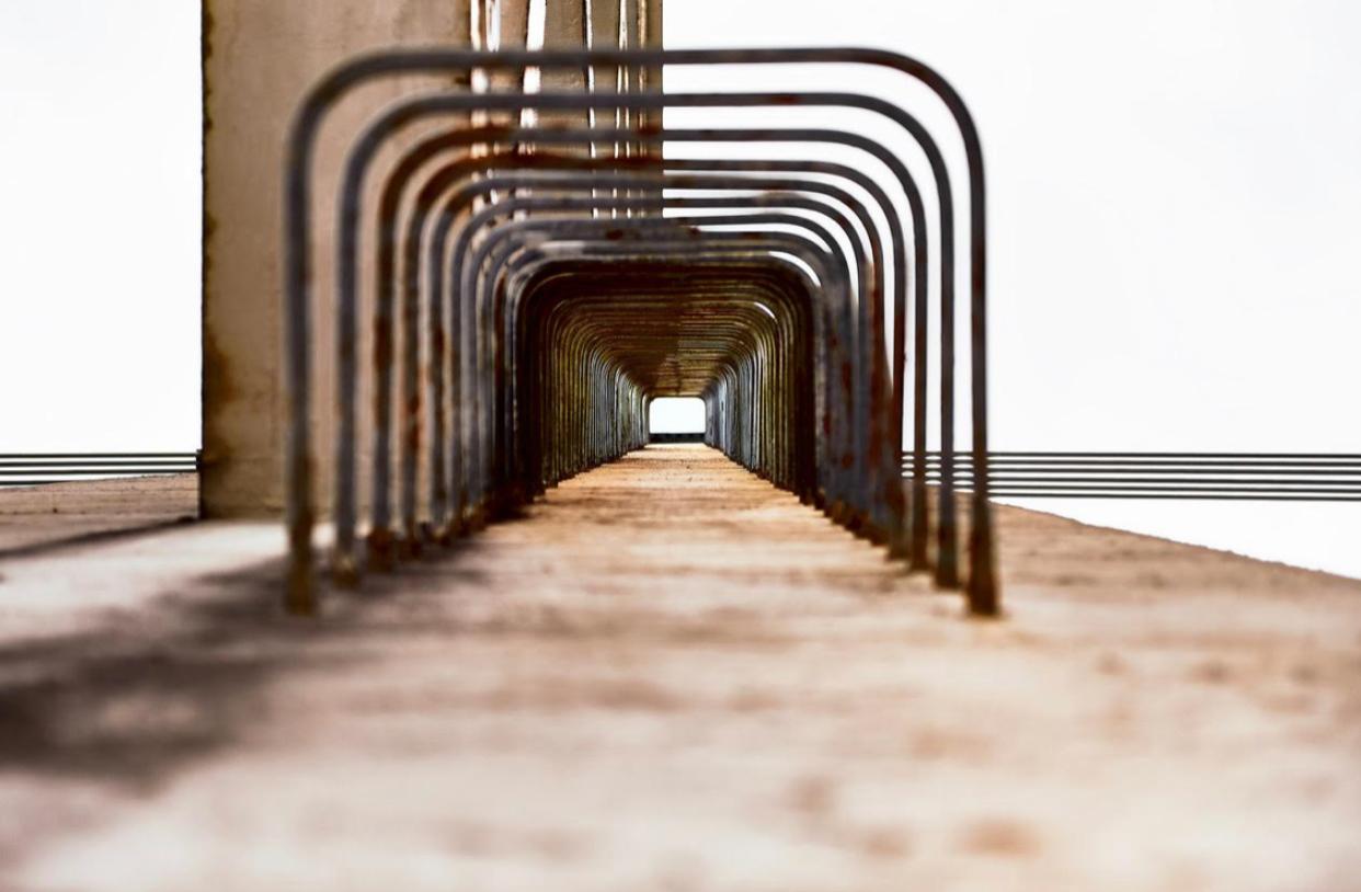 “Tunnel of Steps” Limited Edition Photograph by Cuco de Frutos In New Condition For Sale In Brooklyn, NY