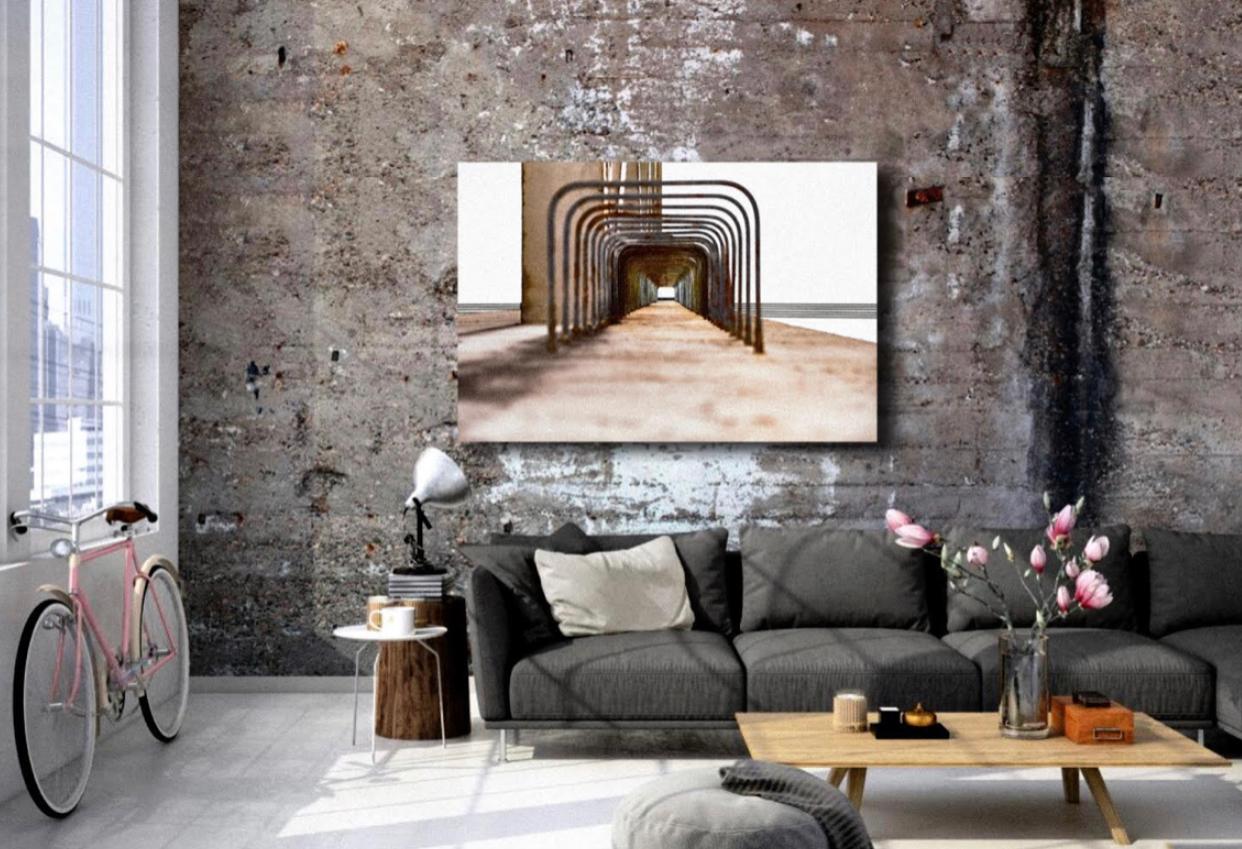 Contemporary “Tunnel of Steps” Limited Edition Photograph by Cuco de Frutos For Sale