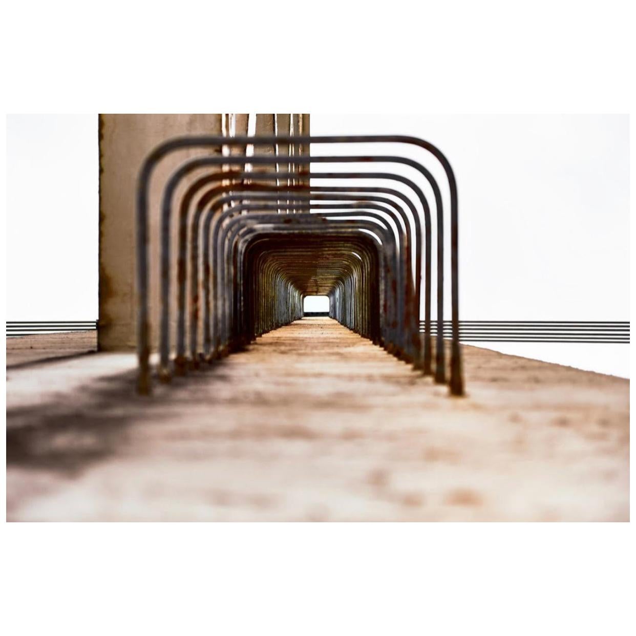 “Tunnel of Steps” Limited Edition Photograph by Cuco de Frutos For Sale