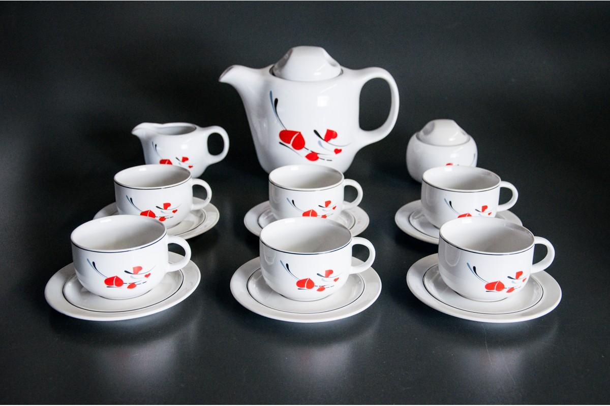 Tulowice coffee / tea service.

Very good condition.

The set includes: a jug, sugar bowl, milk jug, 6 cups, 6 saucers.