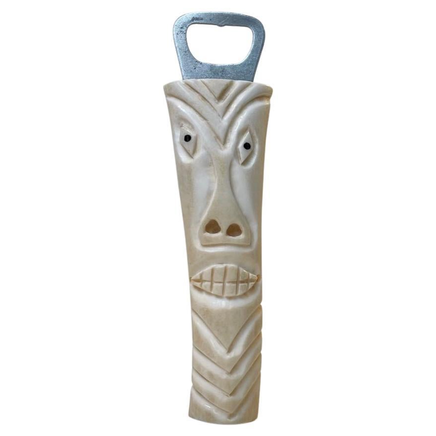 Tupilak Bottleopener in White Bone, Greenland, 1960s For Sale