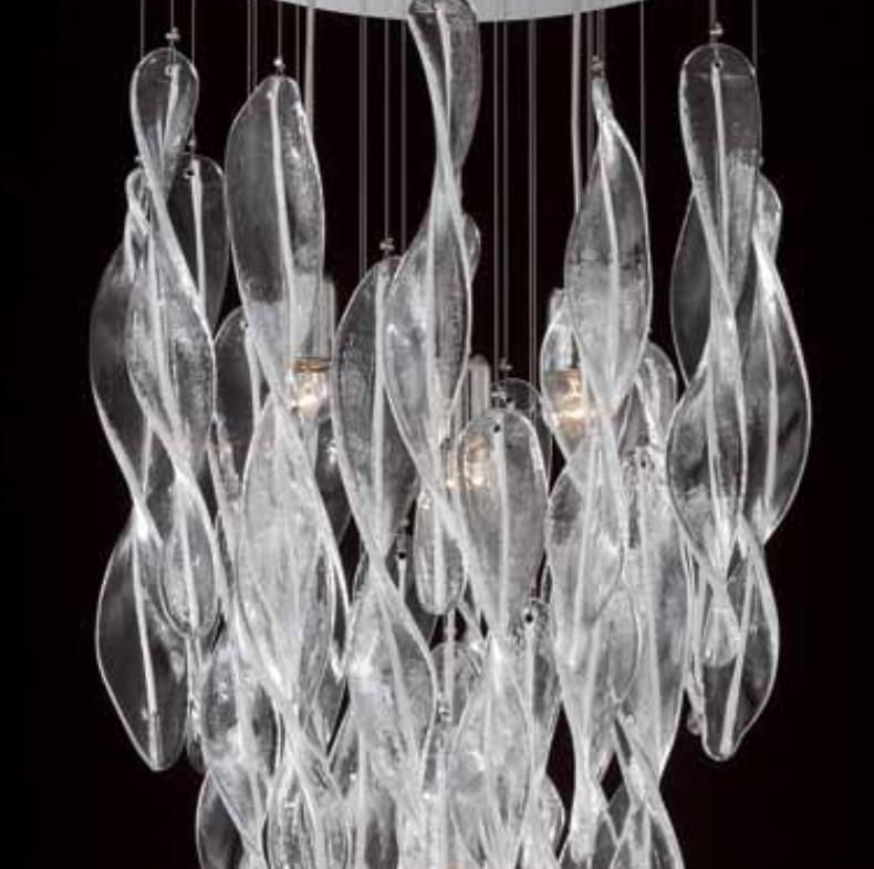 Italian Turbina Flush Mount by Fabio Ltd For Sale
