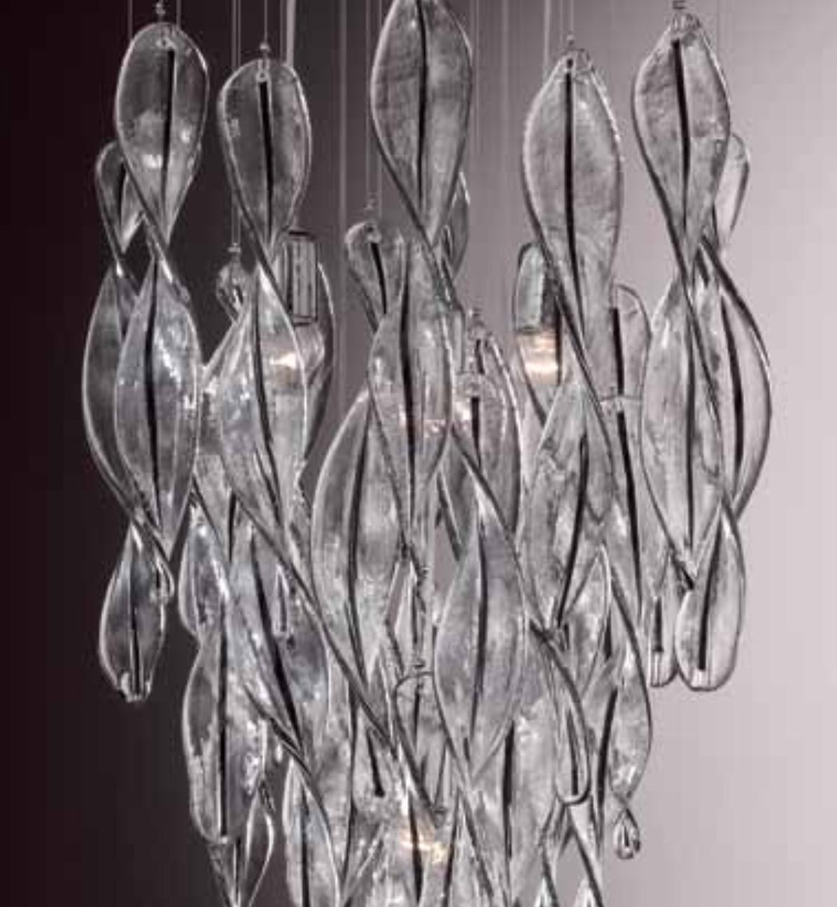 Italian Turbina Flush Mount by Fabio Ltd For Sale