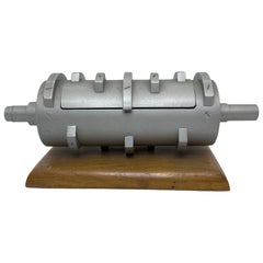 Turbine Model as a Desk Sculpture Catchall Industrial Design, Germany 1960s
