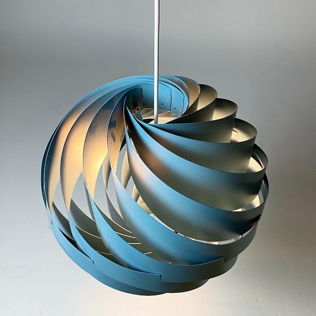 Scandinavian Modern Turbo Ceiling Light by Louis Weisdorf for LYFA, Denmark, 1970