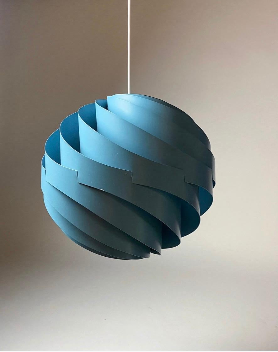 Danish Turbo Ceiling Light by Louis Weisdorf for LYFA, Denmark, 1970