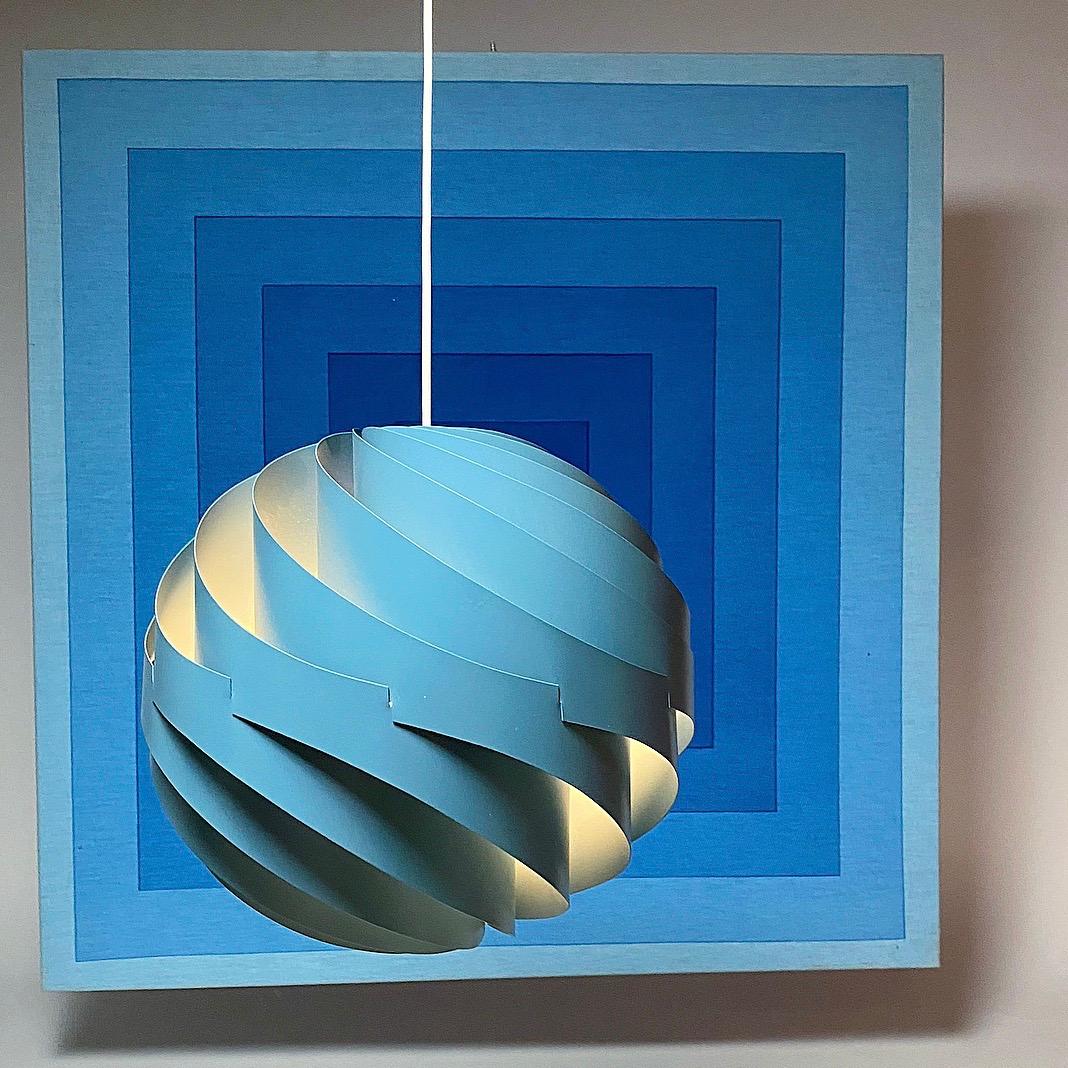 Turbo Ceiling Light by Louis Weisdorf for LYFA, Denmark, 1970 2
