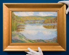 Lakeside Reflections, Värmland by Racken Group Artist Ture Ander