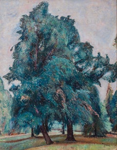 Swedish Expressionist Landscape with Trees, 1914 – Ture Ander