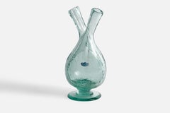 Ture Berglund, Bottle, Glass, Sweden, 1940s