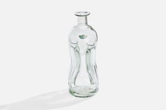 Ture Berglund, Bottle, Glass, Sweden, 1940s