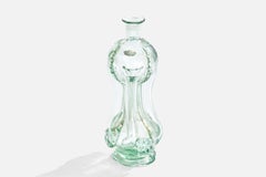 Ture Berglund, Bottle, Glass, Sweden, 1940s