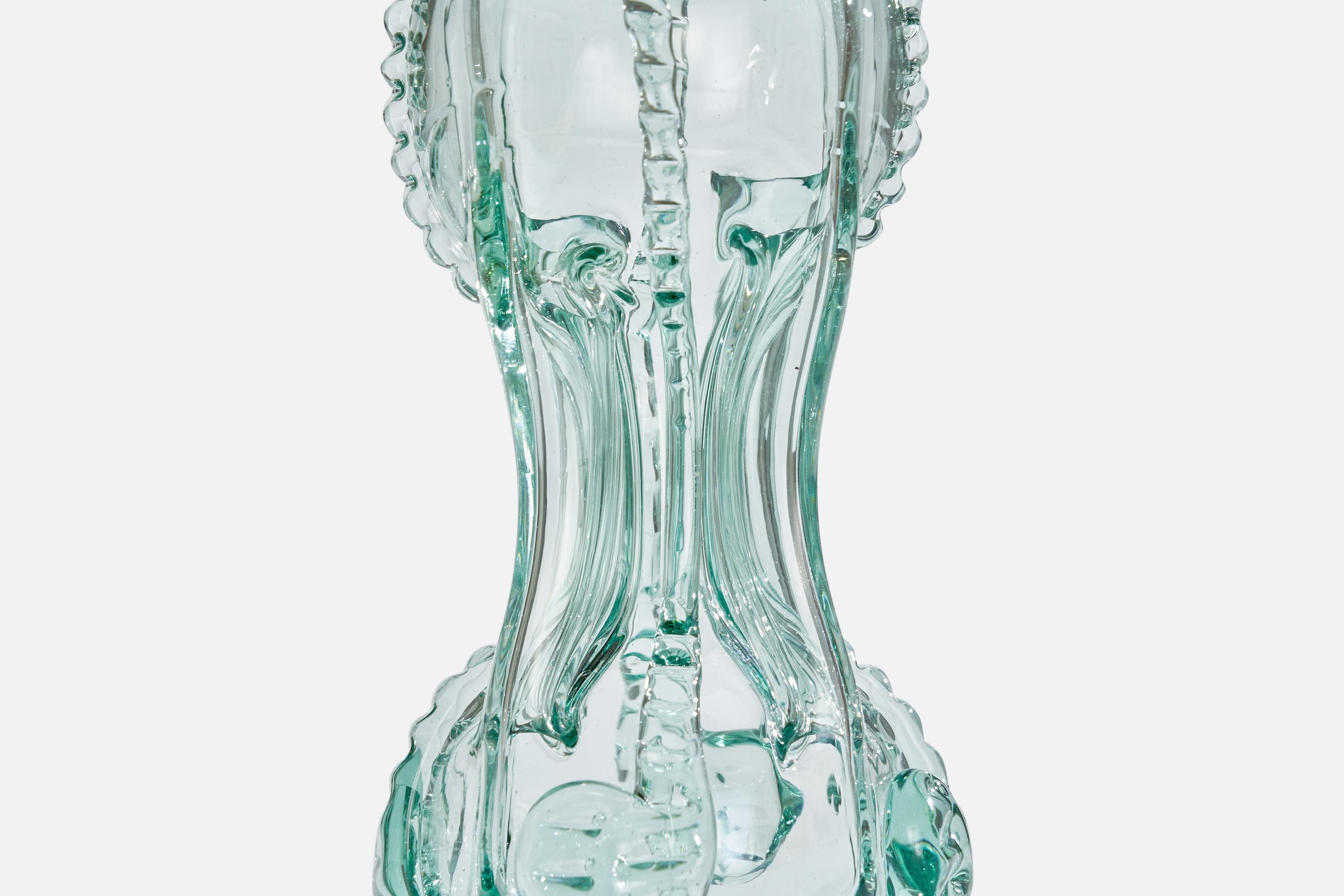 Ture Berglund, Botella, Vidrio, Suecia, años 40 en venta 2