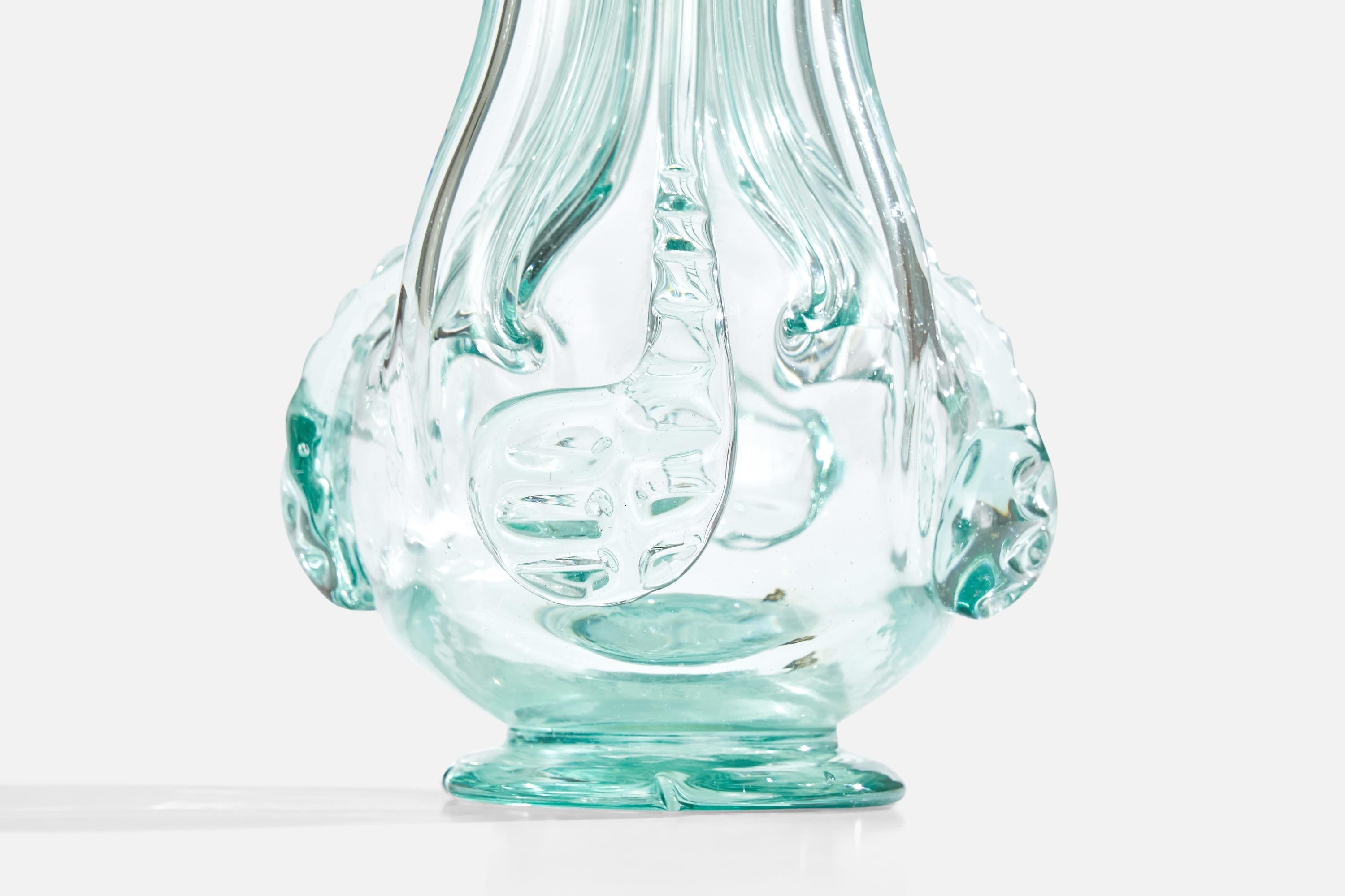 Ture Berglund, Bottle, Glass, Sweden, 1940s For Sale 3