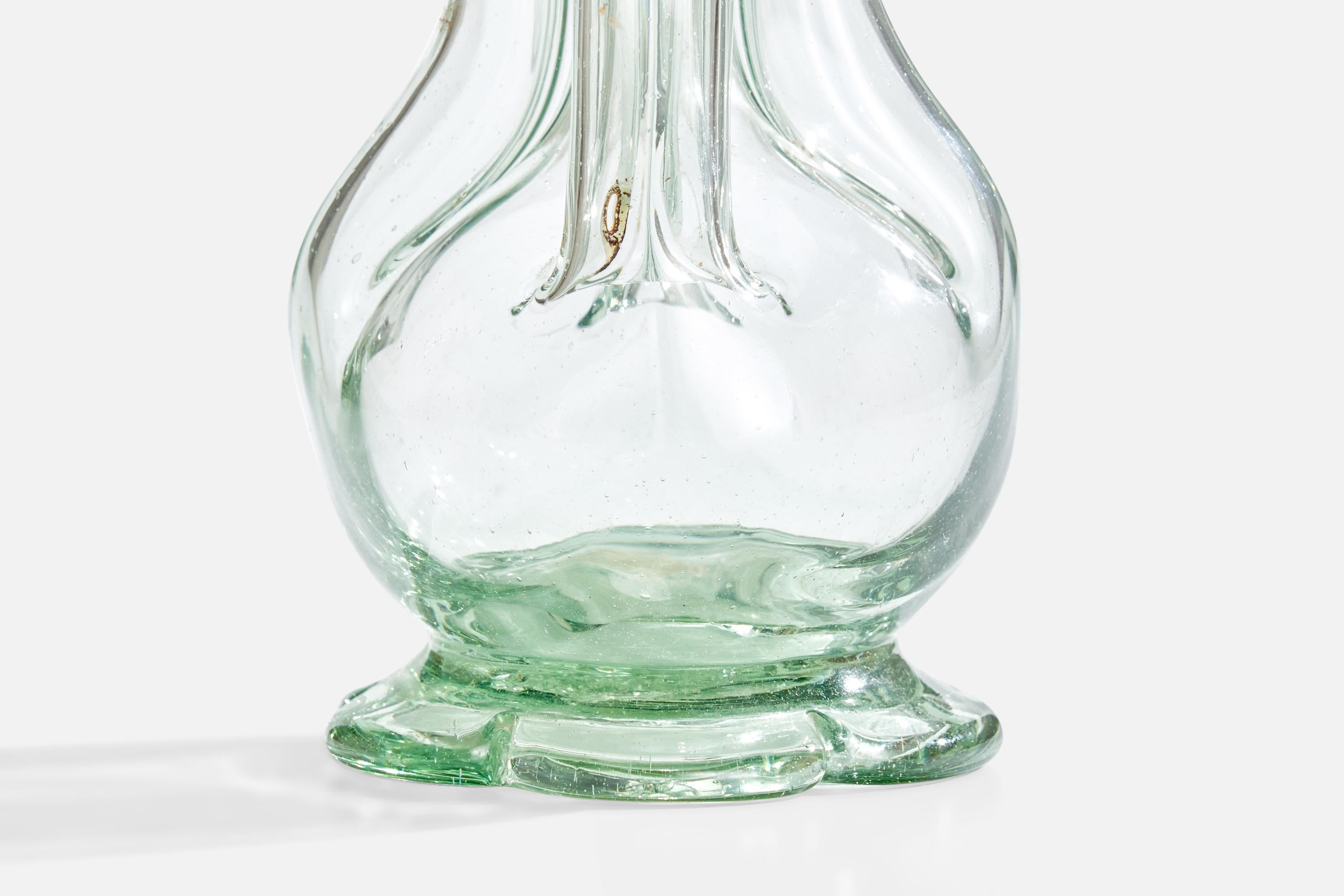 Ture Berglund, Flasche, Glas, Schweden, 1940er Jahre im Angebot 2