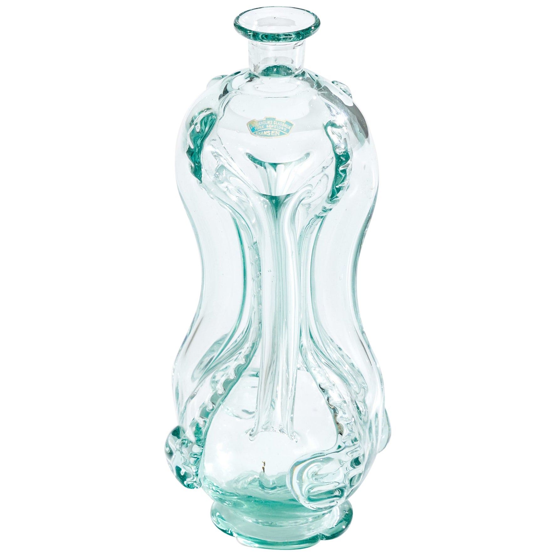 Ture Berglund, Botella, Vidrio, Suecia, años 40