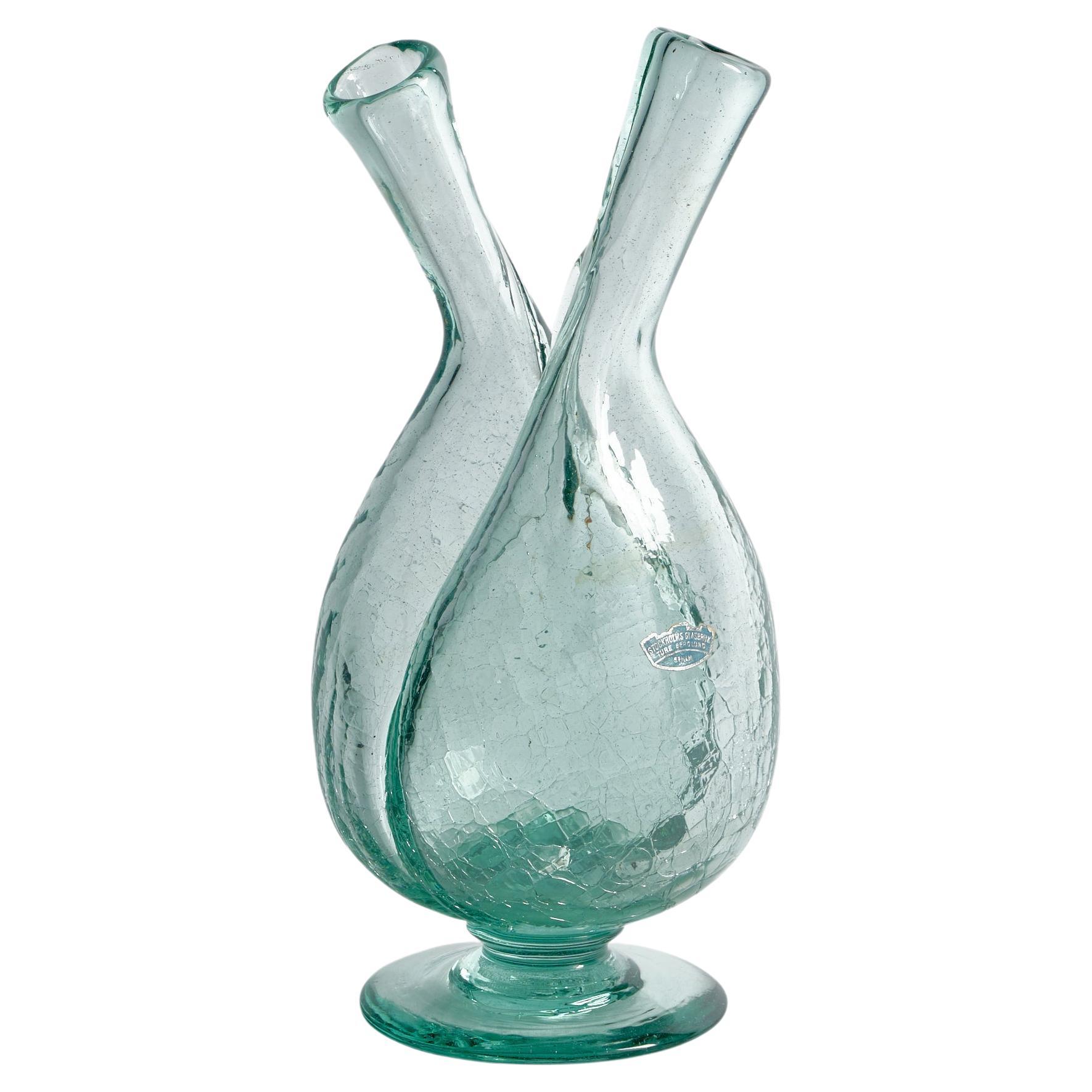 Ture Berglund, Bottle, Glass, Sweden, 1940s For Sale