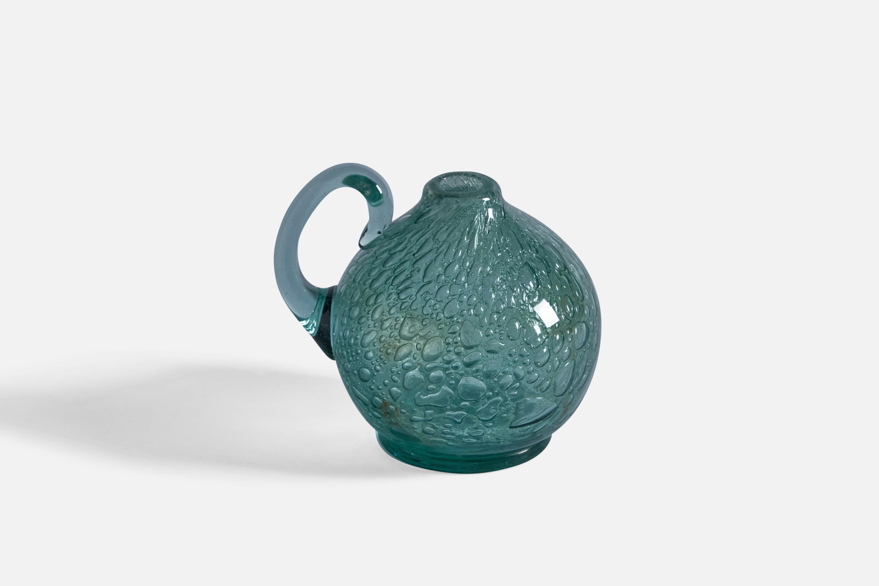 Vaso in vetro disegnato da True Berglund e prodotto da Skansen Glas, Svezia, anni '40.