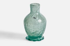 Ture Berglund, Vase, Glass, Sweden, 1940s