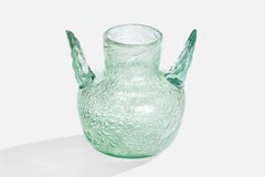 Ture Berglund, Vase, Glass, Sweden, 1940s