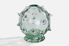Ture Berglund, Vase, Glass, Sweden, 1940s