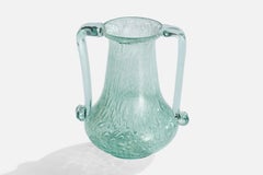 Ture Berglund, Vase, Glass, Sweden, 1940s