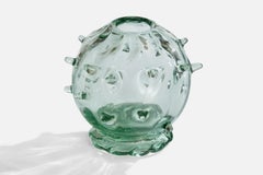 Ture Berglund, Vase, Glass, Sweden, 1940s