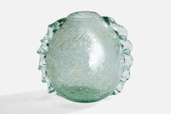 Ture Berglund, Vase, Glass, Sweden, 1940s