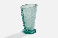 Ture Berglund, Vase, Glass, Sweden, 1940s