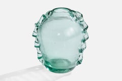 Ture Berglund, Vase, Glass, Sweden, 1940s