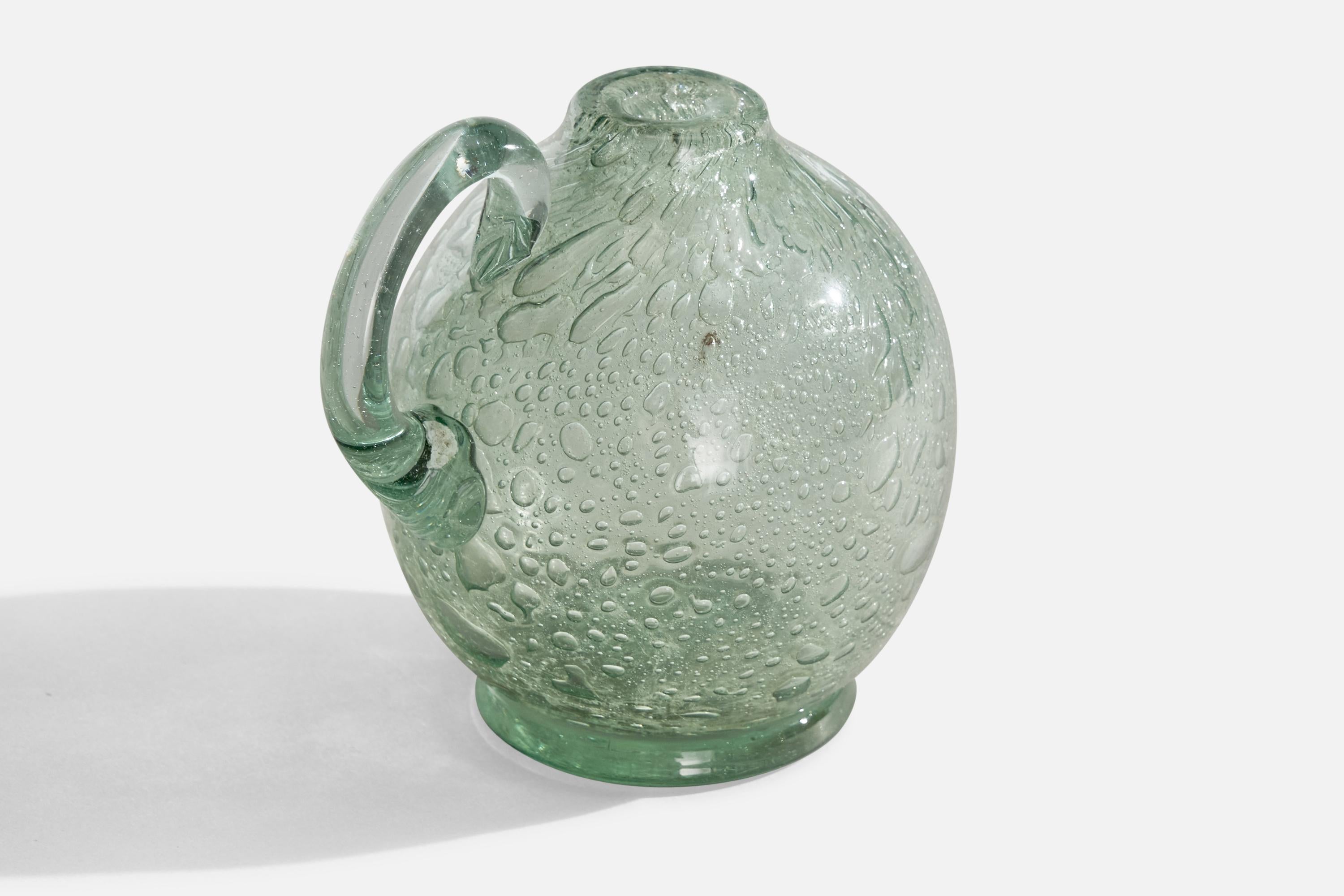 Ture Berglund, Jarrón, Vidrio, Suecia, Década de 1940 Escandinavo moderno en venta