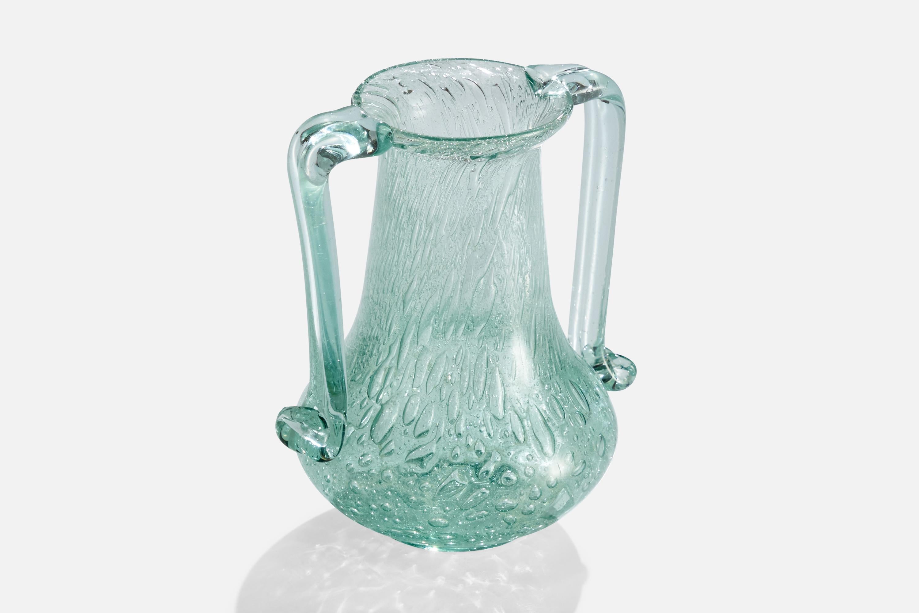 Scandinave moderne Ture Berglund, Vase, Verre, Suède, années 1940 en vente