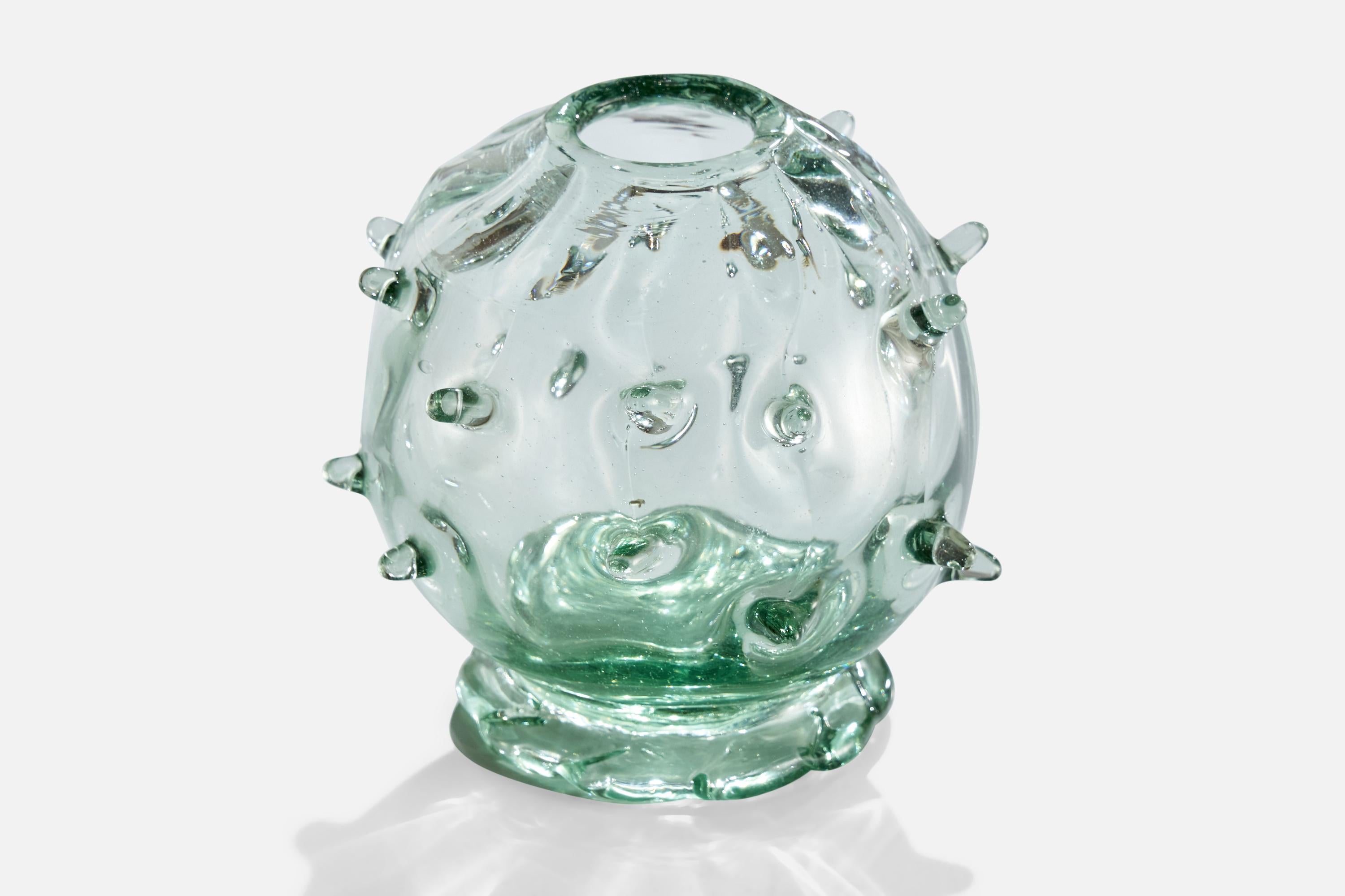 Scandinavo moderno Ture Berglund, Vaso, Vetro, Svezia, anni '40 in vendita