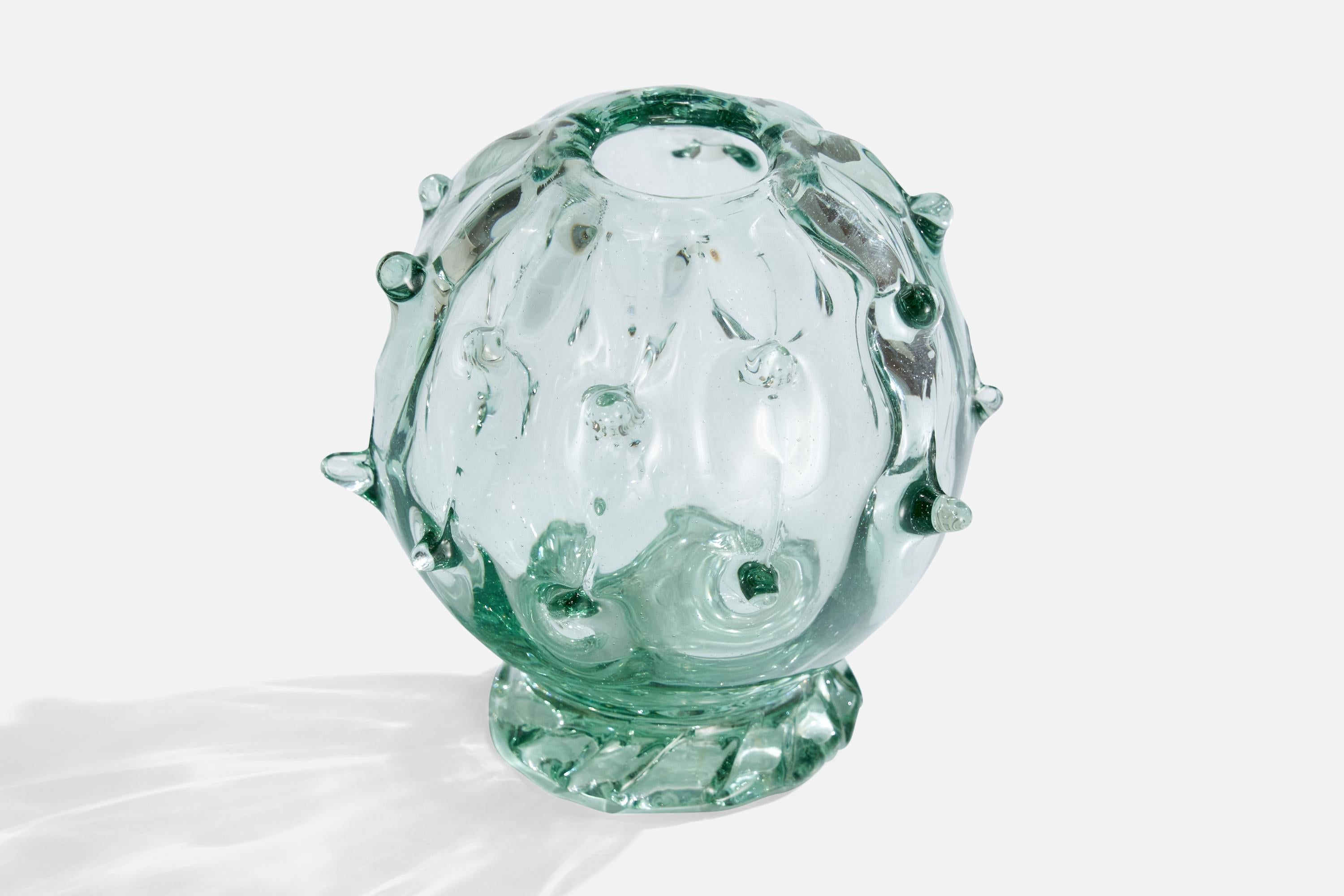 Scandinavo moderno Ture Berglund, Vaso, Vetro, Svezia, anni '40 in vendita