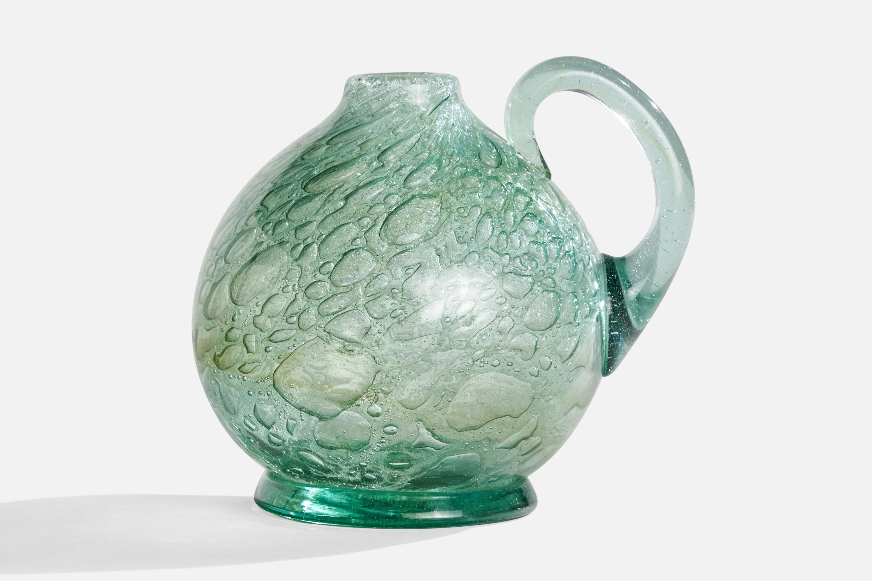 Scandinavo moderno Ture Berglund, Vaso, Vetro, Svezia, anni '40 in vendita