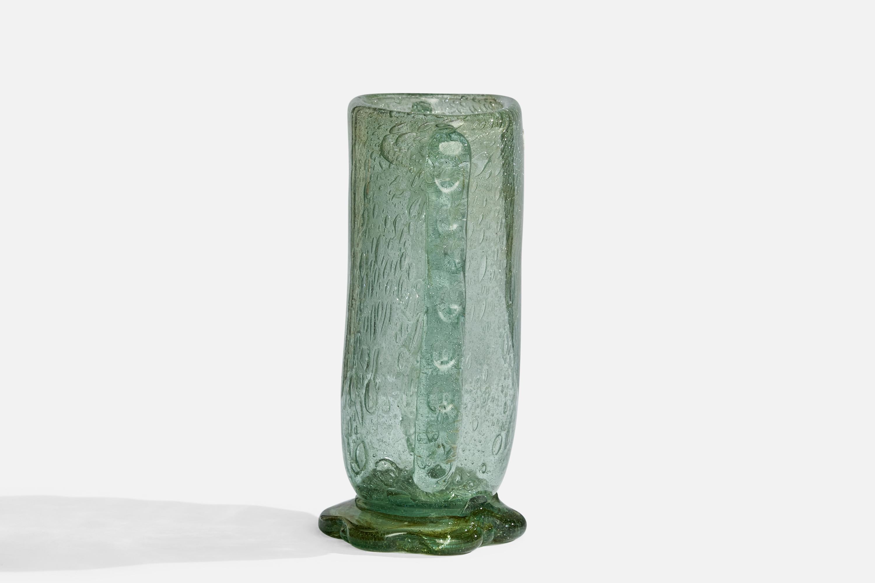 Svedese Ture Berglund, Vaso, Vetro, Svezia, anni '40 in vendita