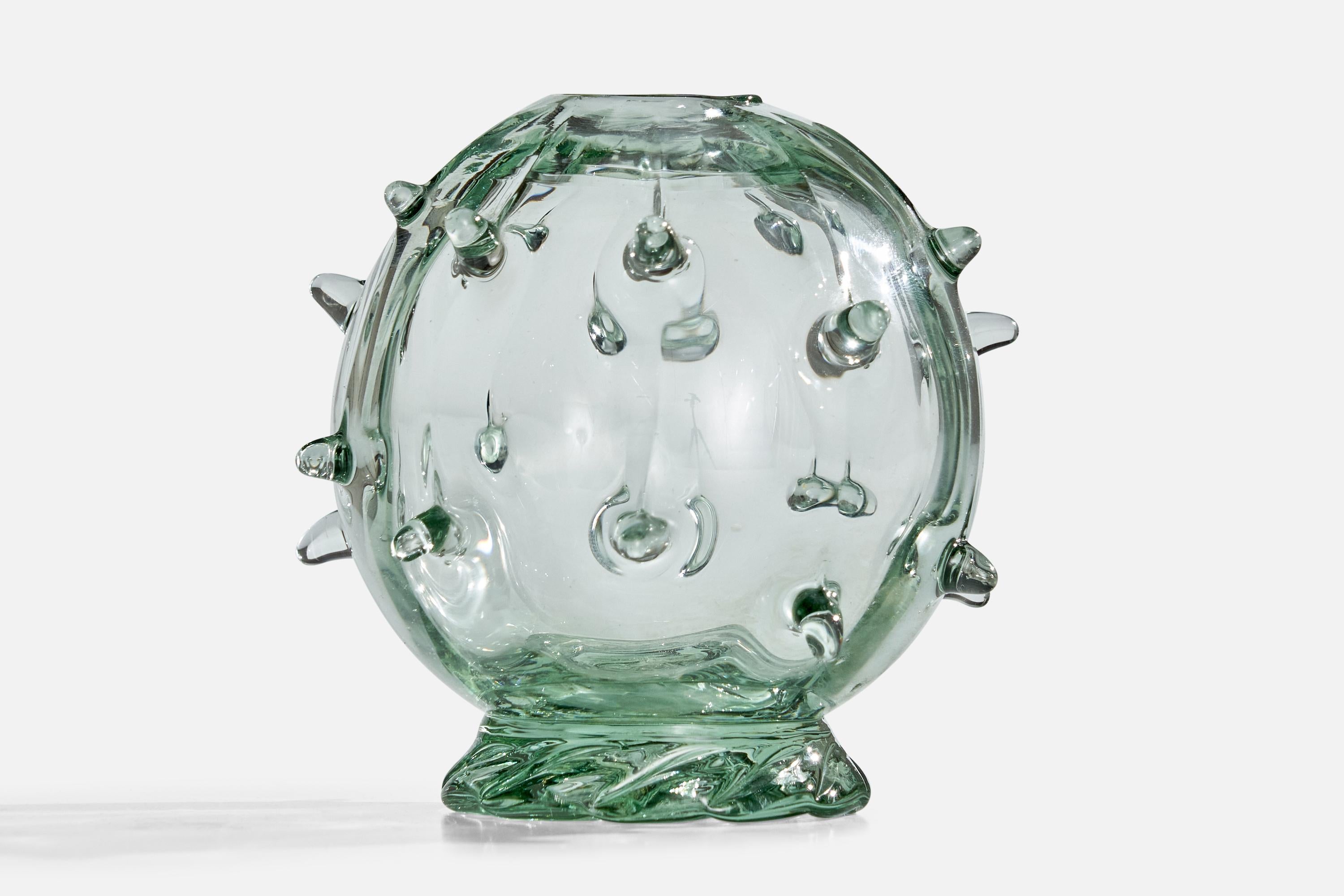 Svedese Ture Berglund, Vaso, Vetro, Svezia, anni '40 in vendita
