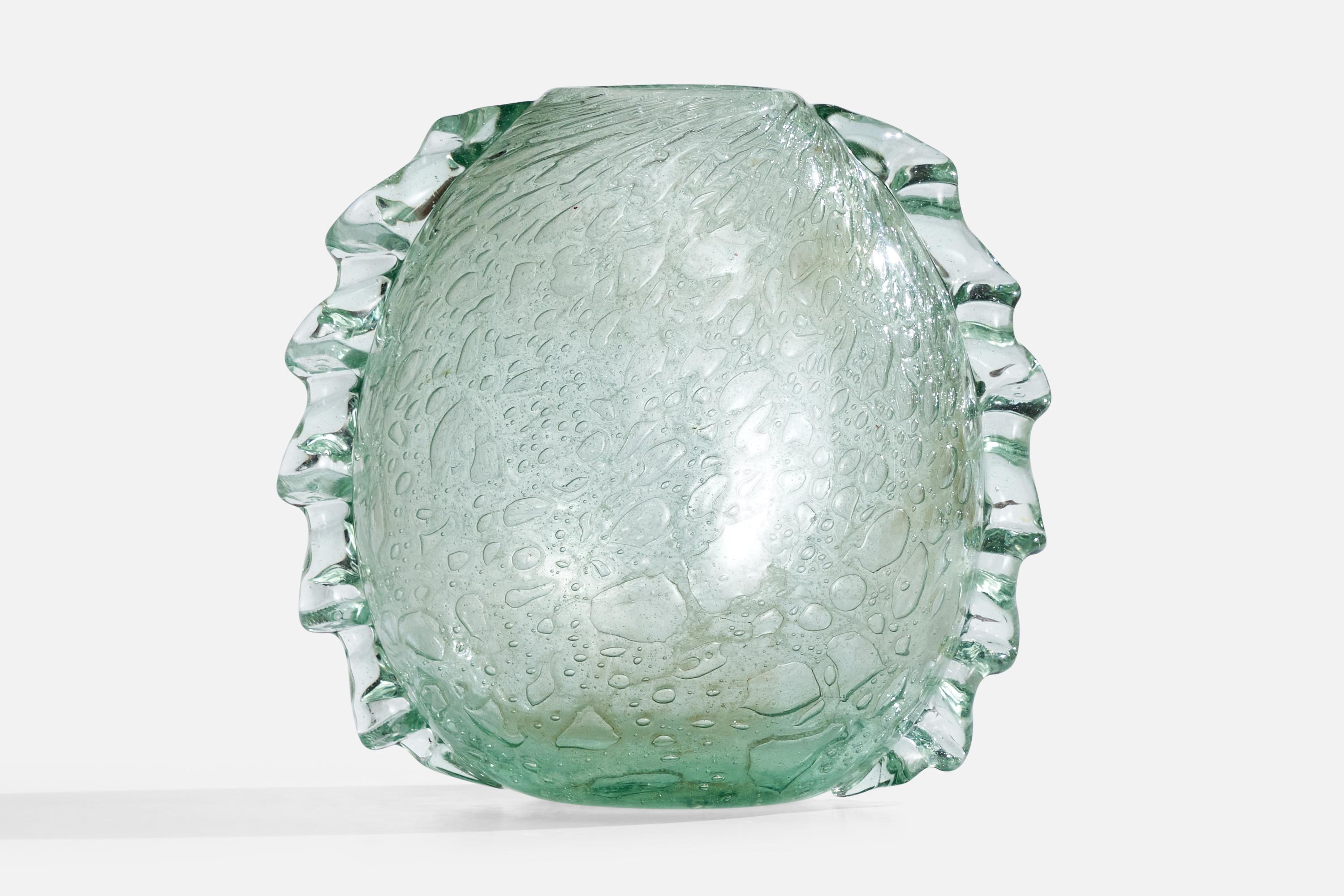 Svedese Ture Berglund, Vaso, Vetro, Svezia, anni '40 in vendita